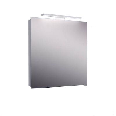 BWS LED Spiegelkast Luxe Aluminium 60x60x14 cm