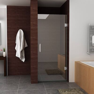 BWS Nisdeur Cura zonder Profiel 100×200 cm 8 mm NANO coating OP=OP!