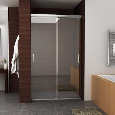 BWS Nisdeur Dubbele Schuifdeur 2-Delig 140×200 cm 8 mm NANO Coating