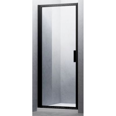 BWS Nisdeur Recta 90×200 cm 8 mm NANO Glas Mat Zwart Profiel