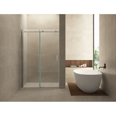BWS Nisdeur Schuifbaar 2-Delig 170×200 cm 8 mm Nano Coating Chroom