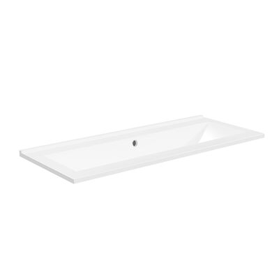 BWS Paris 100 Wastafel wit (1 kraangat)