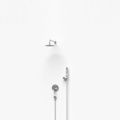 BWS Pesso Regendouche Inbouw Hoofddouche 20 cm Omstelknop Incl Handdouche Chroom