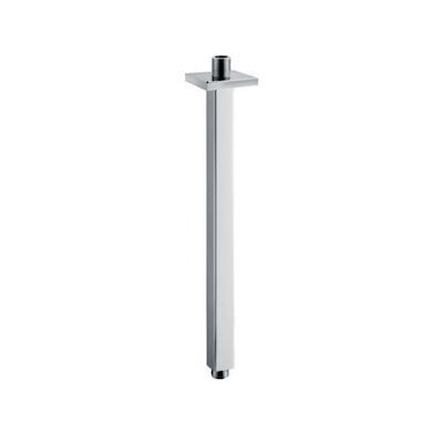 BWS Plafonduitloop Vierkant Luxe 30cm Chroom