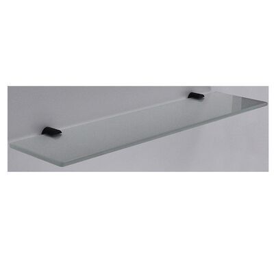 BWS Planchet Mia Glas Bevestigingspunten Mat Zwart