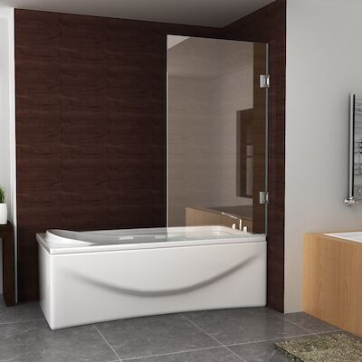 BWS Profielloze Badwand Draaibaar 80×150 cm 6mm NANO Coating