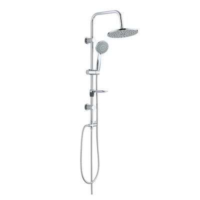 BWS Regendouche | Tondo | Met zeephouder | 20cm Stortdouche | Chroom | Opbouw (Excl. mengkraan)