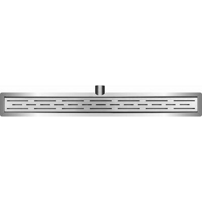 BWS RVS Douchegoot met Flens Inclusief Sifon en Haarfilter Standaard Rooster 120 cm
