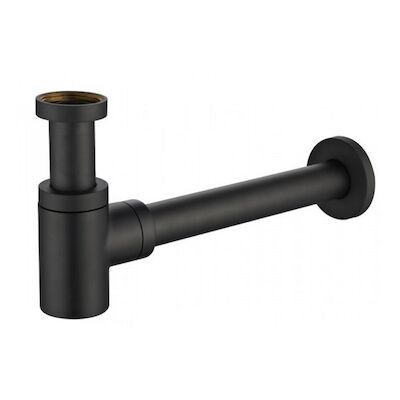 BWS Sifon Star Luxe Laag 5/4″ Mat Zwart