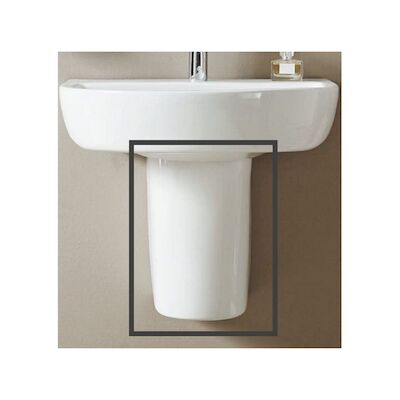 BWS Sifonkap Fold 52cm (Inclusief Ophangset) Wit
