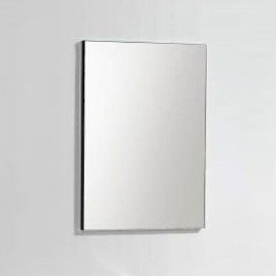 BWS Spiegel Emely Aluminium Met 50×60 cm Mat Chromen Omlijsting