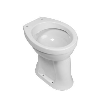 BWS Toiletpot Staand | Vlakspoel | Verhoogd 6 AO | Wit