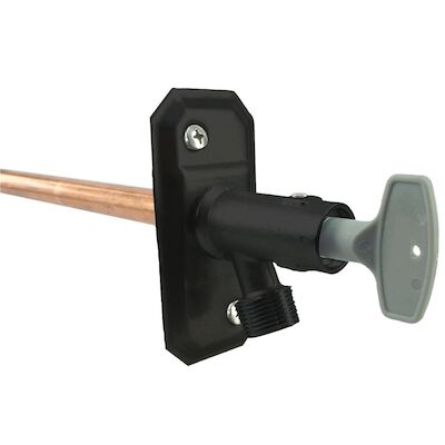 BWS vorstvrije buitenkraan 15×3/4 Mat Zwart