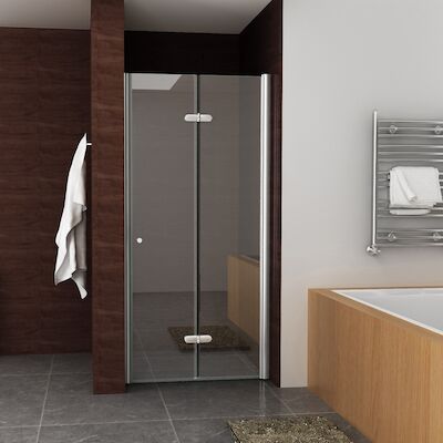 BWS Vouwbare Nisdeur Rechts 80×202 cm 8mm NANO Harmonica Deur