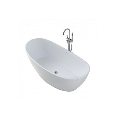 BWS Vrijstaand Bad Solid Surface Type1 179.5×84.5×64 cm Mat Wit