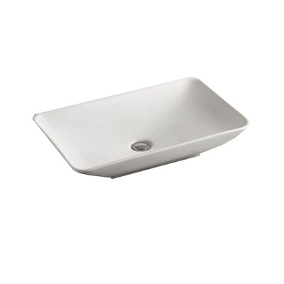 BWS Waskom Inanna 58x36x11.5cm Keramiek Wit