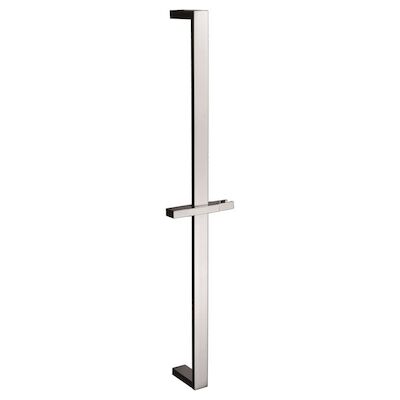 Chroom messing glijstang met glijstuk vierkant 700mm