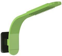 Cisal Kawa Muurstortdouche KA.01319.03J Zwart/Groen