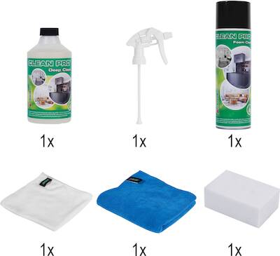 Clean Pro set voor dieptereiniging en onderhoud