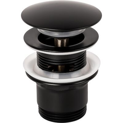 Click-clack afvoerplug Allibert Bondi 6,6 cm Zwart