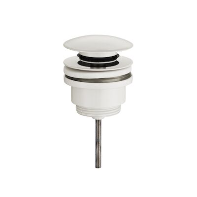 Clickwaste Afvoerplug BWS Karsten 5/4″ Glans Wit
