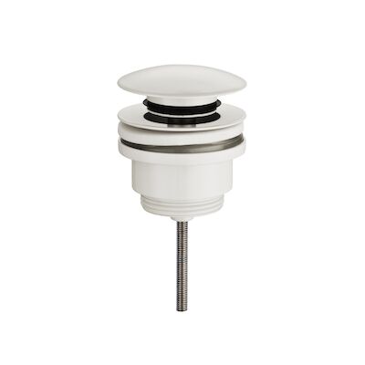Clickwaste Afvoerplug Wiesbaden Caral 5/4″ Glans Wit