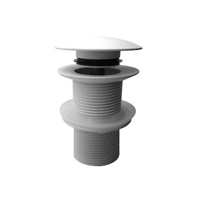Clickwaste Afvoerplug Wiesbaden Caral Verlengd 5/4″ Mat Wit