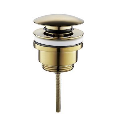 Clickwaste BWS Mark 5/4 Laag Geborsteld Messing Goud