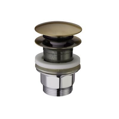Clickwaste Salenzi Giro Gegalvaniseerd Geborsteld Messing Goud ø66 mm OUTLET