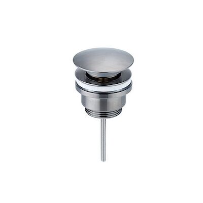Clickwaste Universeel Sanilux 6.6 cm Gun Metal Geborsteld