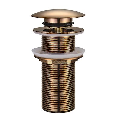 Clickwaste Wiesbaden Caral Verlengd 5/4″ Geborsteld Brons Koper