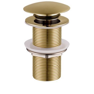 Clickwaste Wiesbaden Caral Verlengd 5/4″ Geborsteld Messing