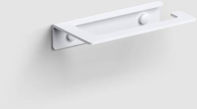 Clou Fold toiletrolhouder zonder klep 14,7×7,5x3cm mat wit