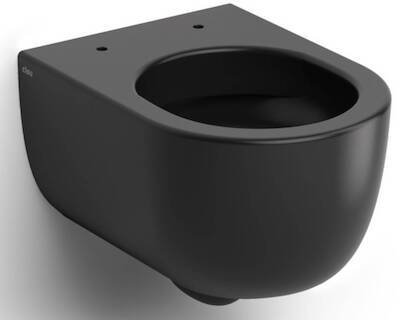 Clou Hammock compact randloos hangtoilet keramiek mat zwart