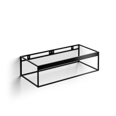Clou Hammock Frame Kokerprofiel Kast Zonder Bodem RVS Mat Zwart 110×50.3x30cm