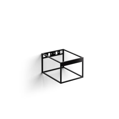 Clou Hammock Frame Kokerprofiel Kast Zonder Bodem RVS Mat Zwart 40×50.3x30cm