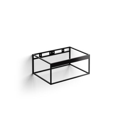 Clou Hammock Frame Kokerprofiel Kast Zonder Bodem RVS Mat Zwart 70×50.3x30cm