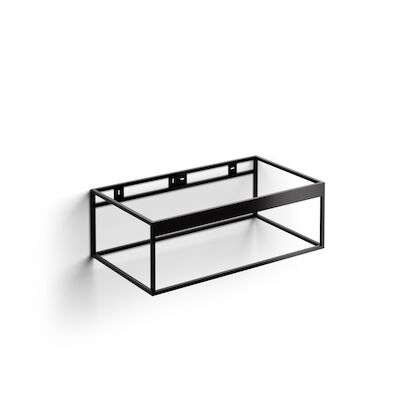 Clou Hammock Frame Kokerprofiel Kast Zonder Bodem RVS Mat Zwart 90×50.3x30cm