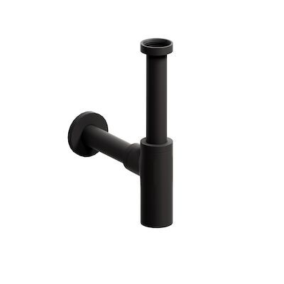 Clou InBe Designsifon Type 1 Messing Mat Zwart 5×28.5x23cm