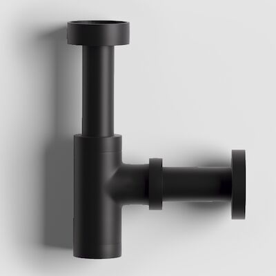 Clou Minisuk Bekersifon Voor Fontein 1 1/4″ Mat Zwart