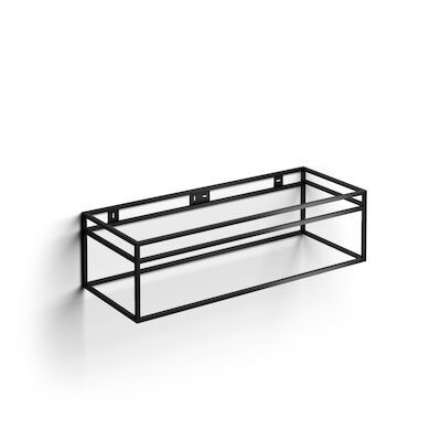 Clou New Wash Me Frame Kokerprofiel Kast Zonder Bodem RVS Mat Zwart 110x42x30cm
