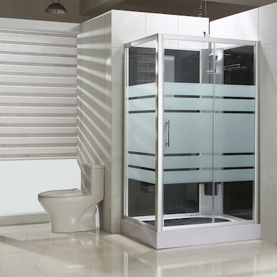 Complete Douchecabine Wiesbaden Thermo 120x90x218 cm 5mm (Rechts)