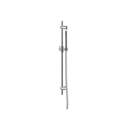 Complete Glijstangset Hotbath Mate 75,5 cm Met Staafhanddouche En Doucheslang 150 cm Chroom