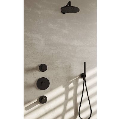 Complete Regendouche Hotbath Cobber IBS20 Inbouwset Met 2 Stopkranen