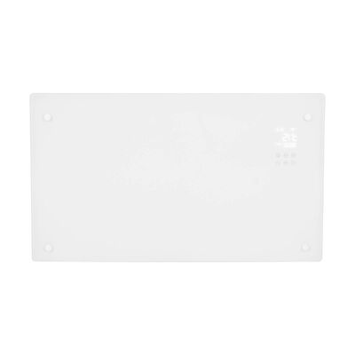Convector Verwarming Eurom Alutherm Verre 1500W Voor in de Badkamer met Wi-Fi en Glazen Behuizing Wit