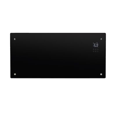 Convector Verwarming Eurom Alutherm Verre 2000W Voor in de Badkamer met Wi-Fi en Glazen Behuizing Zwart
