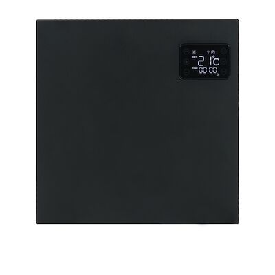 Convector Verwarming Eurom Sani Alutherm 400XS Voor in de Badkamer met Wi-Fi Zwart