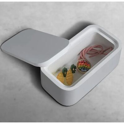 Cosmetica Opbergdoos Ideavit Solidcase 14x7x5.7 cm Solid Surface Mat Wit