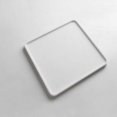 Cosmetica Plank Ideavit Solidplate 25x25x1.2 cm Solid Surface Mat Wit