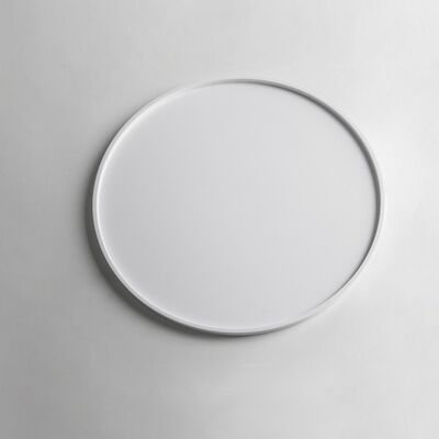 Cosmetica Plank Ideavit Solidplate 35x35x1.2 cm Solid Surface Rond Mat Wit